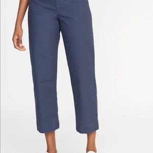 Old Navy Mid Rise Slim Wide Leg Chinos • 10 Tall